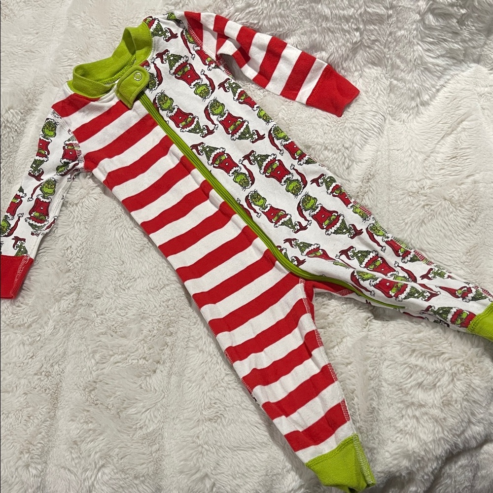 Hanna Andersson Grinch Pajamas baby - read description!